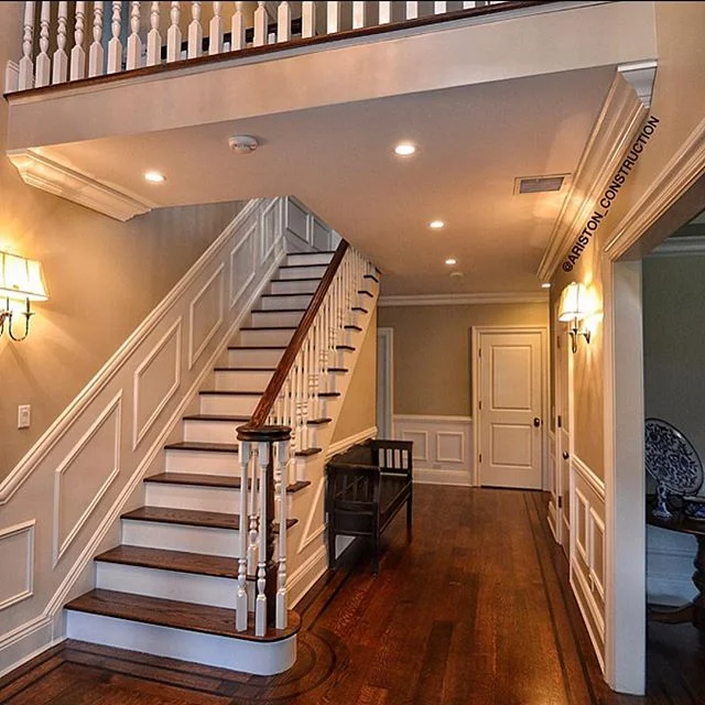 Grand foyer with staircase